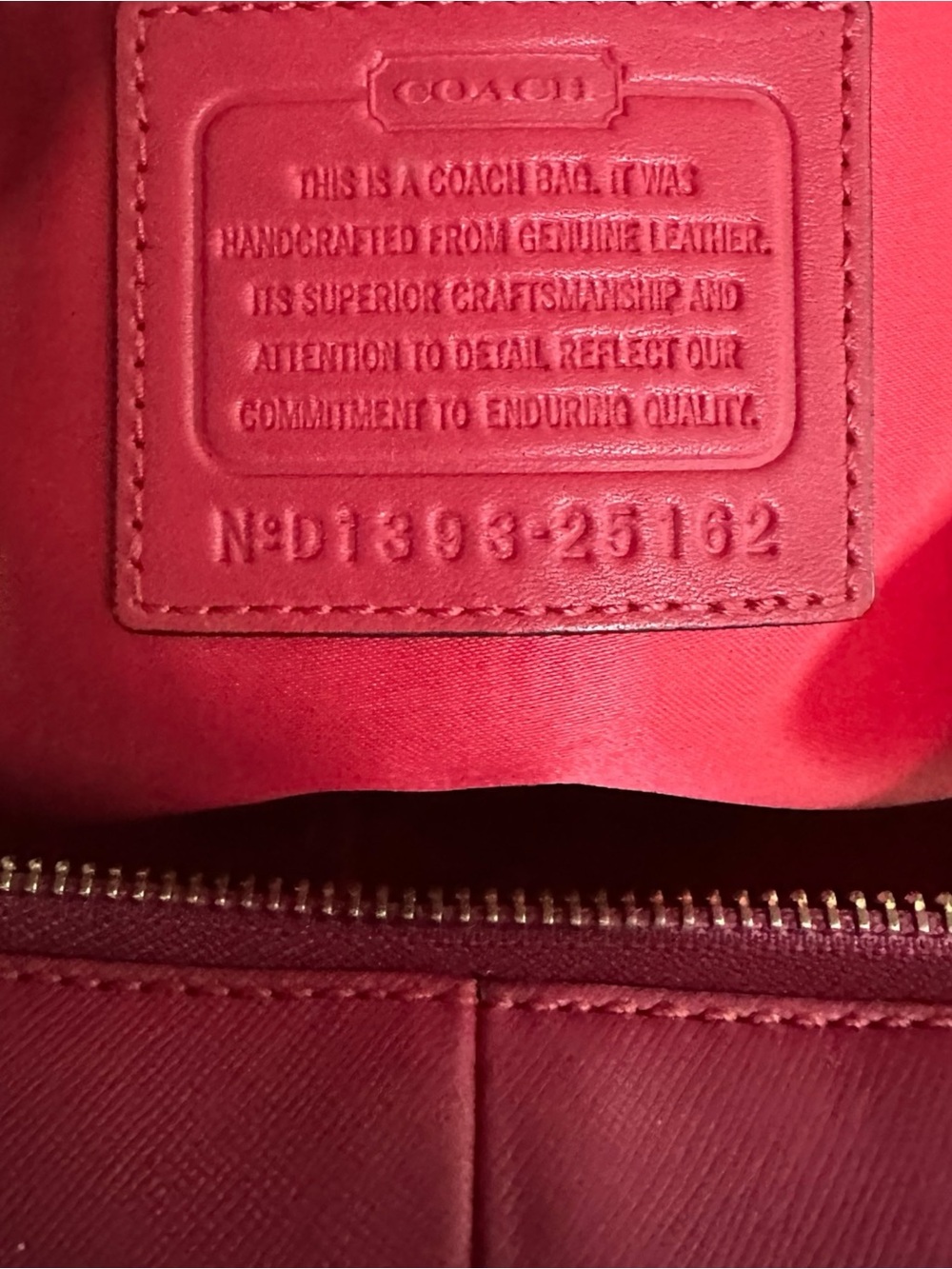 Coach Pink Saffiano Leather Satchel Barbiecore Y2K Shoulder Bag Tote✨ - Picture 12 of 16